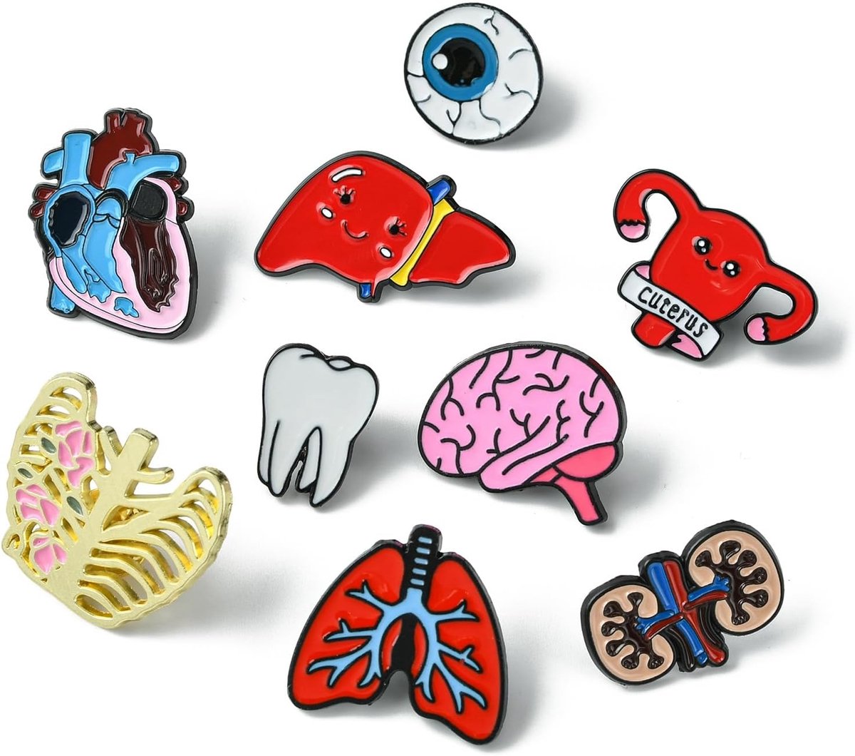 Broches Pin Set Acryl Plastic Pin Badges Voor Kleding Rugzakken Sieraden Ambachten Decor