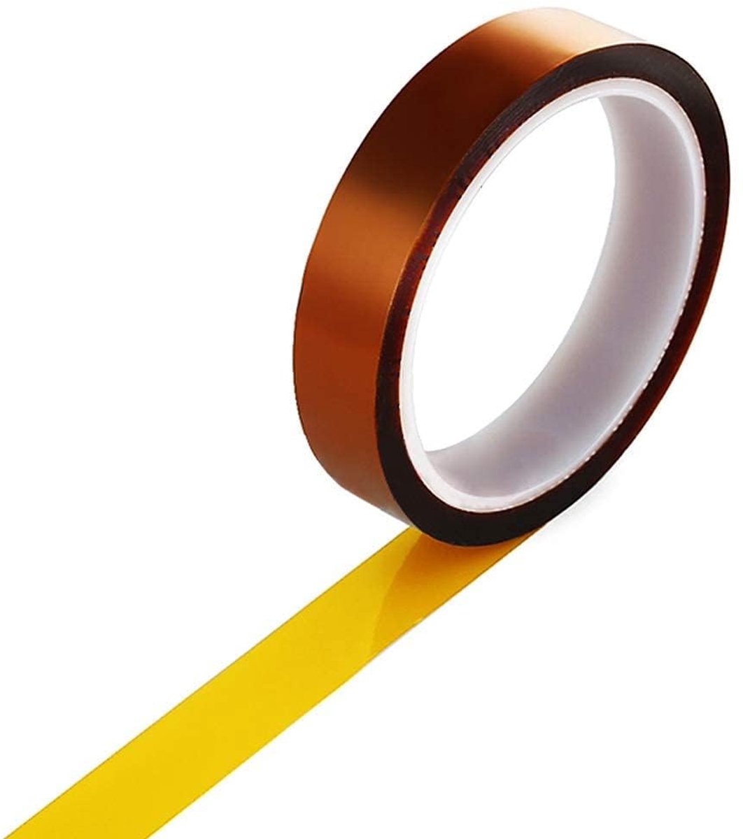1 volume 10mm/100ft BGA Film Hittebestendige Polyimide Kapton Tape Op hoge temperatuur Goud Weerstand tegen Kleverige - ShopVlot