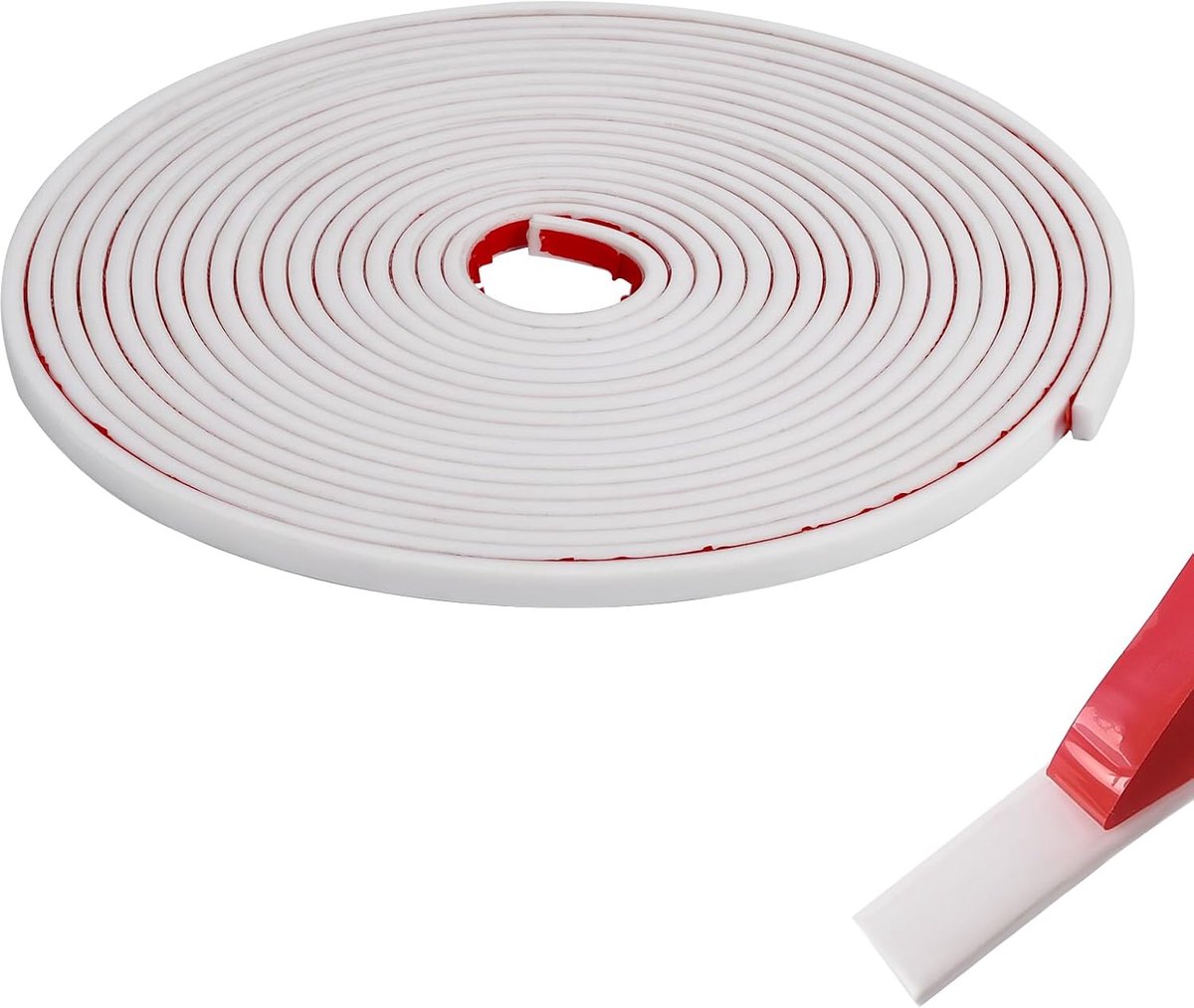 9 m Flexibele sierlijst, zelfklevend, lichte plafondlijsten, witte lijst, decoratief voor doe-het-zelf, decoratie, spiegelrand, muur, fotolijstrand, kast, scheuren