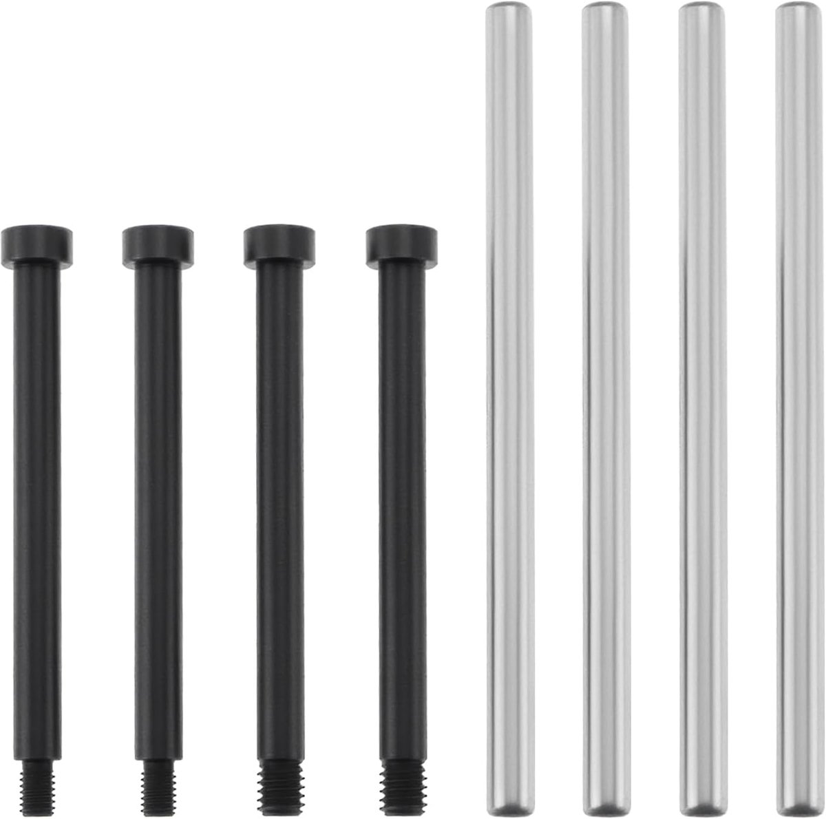 1 Set RC Auto Scharnier Pins Voor-Bovenste Onderste Outer Compatibel met Arrma 1/8 Compatibel met Kraton