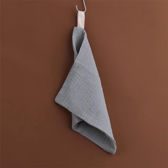 SnelShoppen - Muslin doekjes voor baby - 10 stuks, 23x23cm, katoenen burpdoeken — afbeelding 3