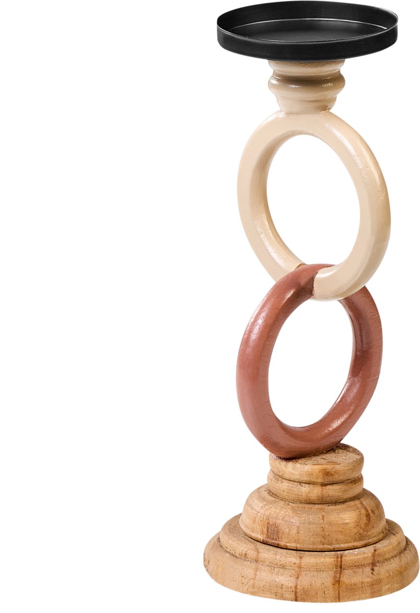 Beliani WATERFORD - Kaarshouder - Meerkleurig - IJzer/Hout