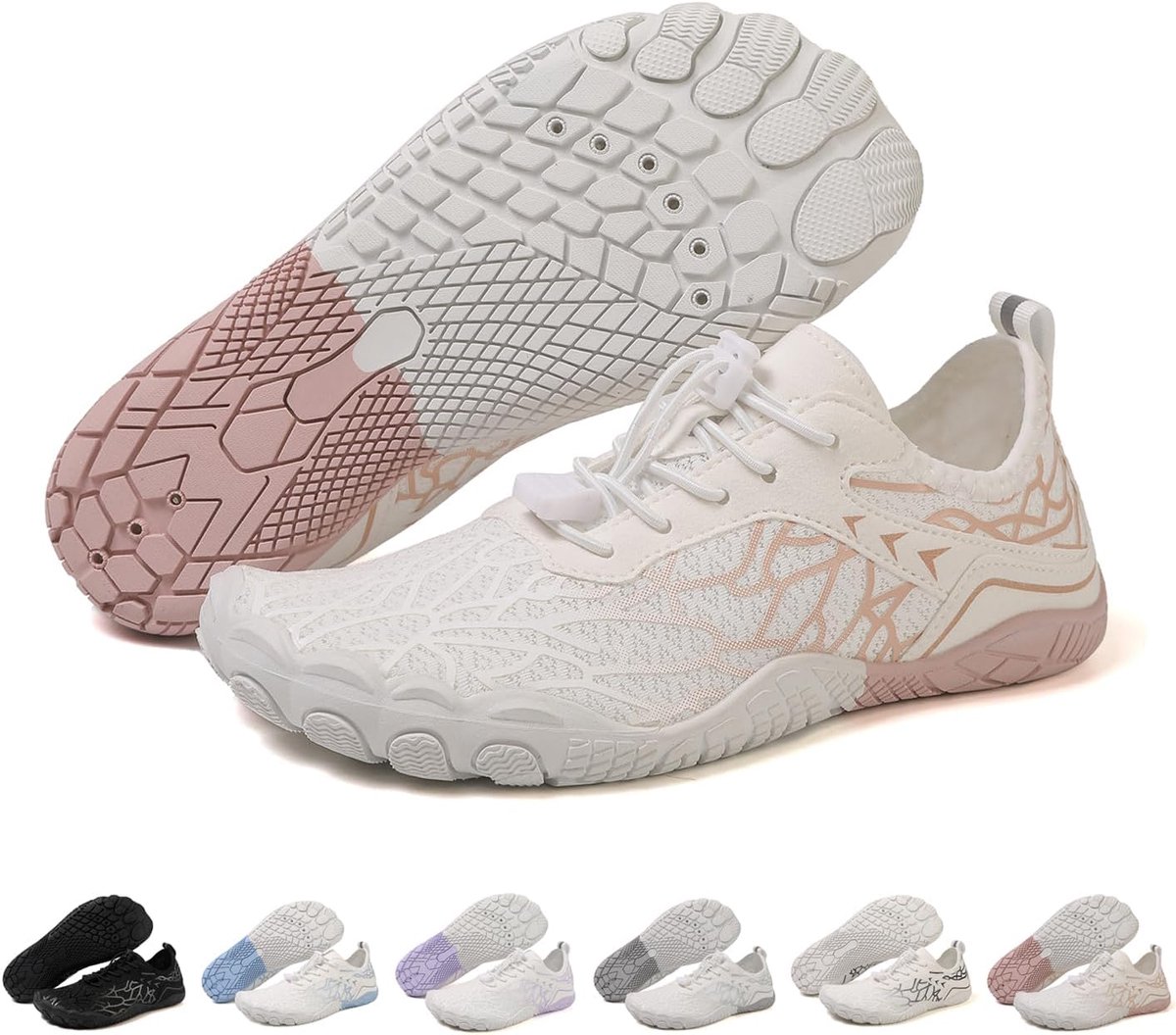 Dames,Wasserschoenen Heren,Vijf-teen-antislipzool,Sneldrogende drainagesysteem,Lichte,Barvoetschoenen,voor Mehrzweck-Activiteiten 36-47 EU