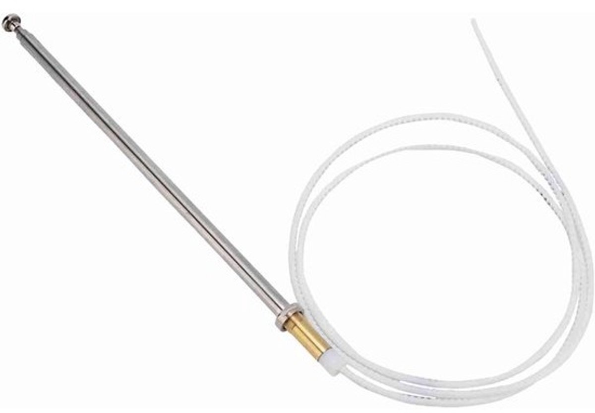 Vervangende autoantenne - Dakantenne met mast - Radio-ontvangst - Stabiele prestaties - 32 x 12 x 2 cm - Zwart