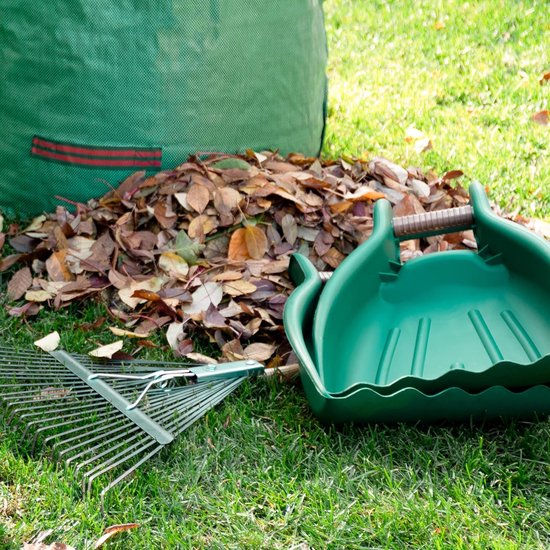 Dailygoody - Bladgrijper - Bladverzamelaar - Krachtbesparende handgreep - Groen - Bladhark - Handgereedschap - Geschikt voor tuinwerk - Set van 2 — afbeelding 4