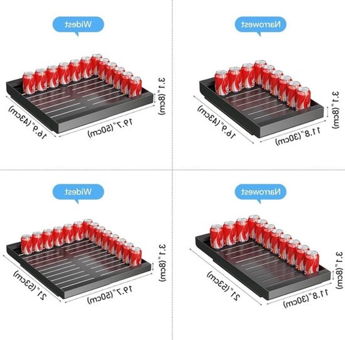 Uittrekbare keukenlade - 1-delig - Voor opslag en organisatie - Voor keukenkasten en badkamer - Zwart - In breedte verstelbaar - 32-50 cm - keukenophanger