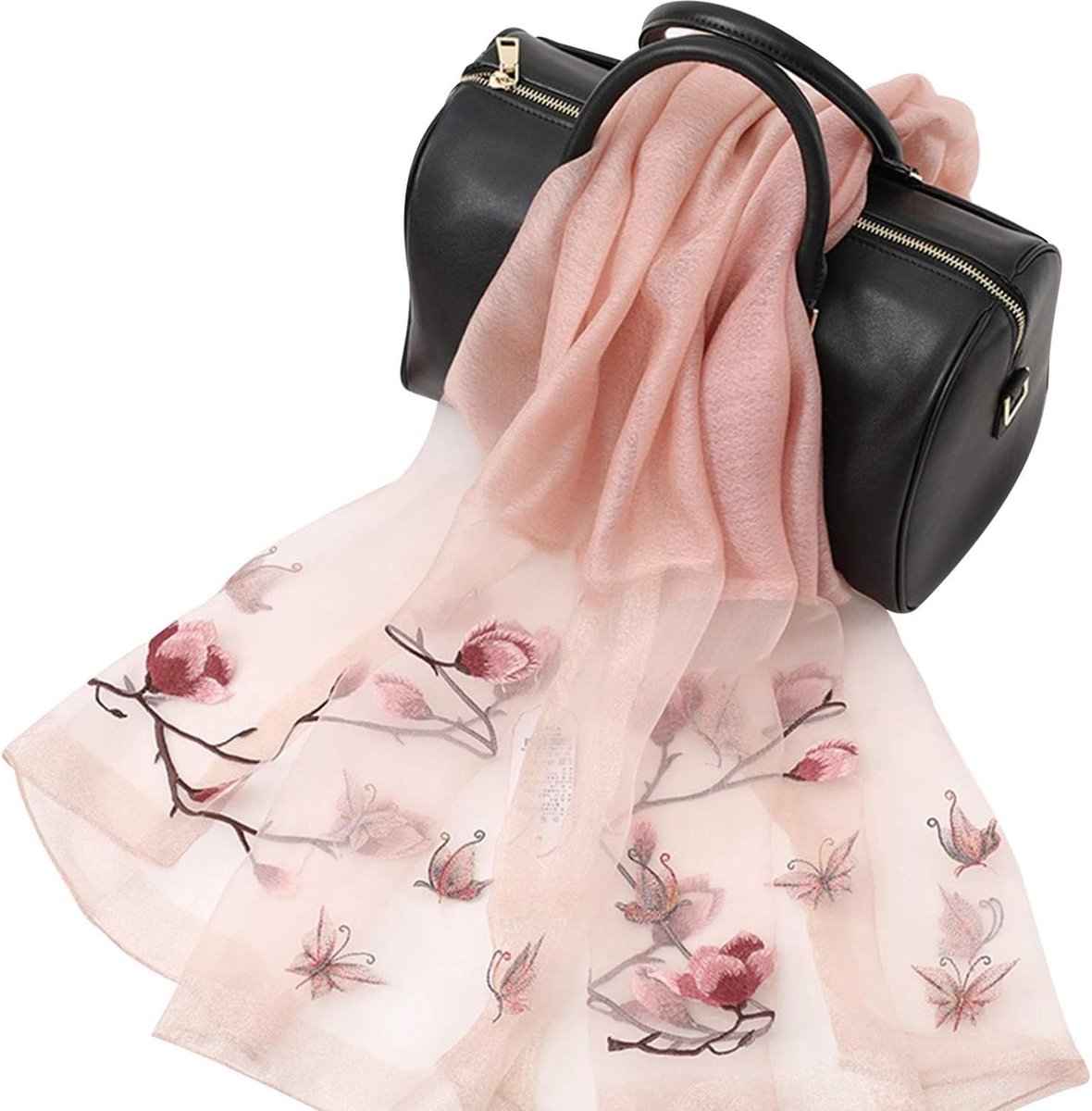Sjaal Vrouwen Zijden Sjaals Dames Shawl Satijn Natuurlijke Pure Hijab Dunne Maskers Zijde Doek Luxe Binder Senior Handgemaakte Zijden Sjaal Dames Muslin Lotus Beach Sjaal 180 x 70 cm