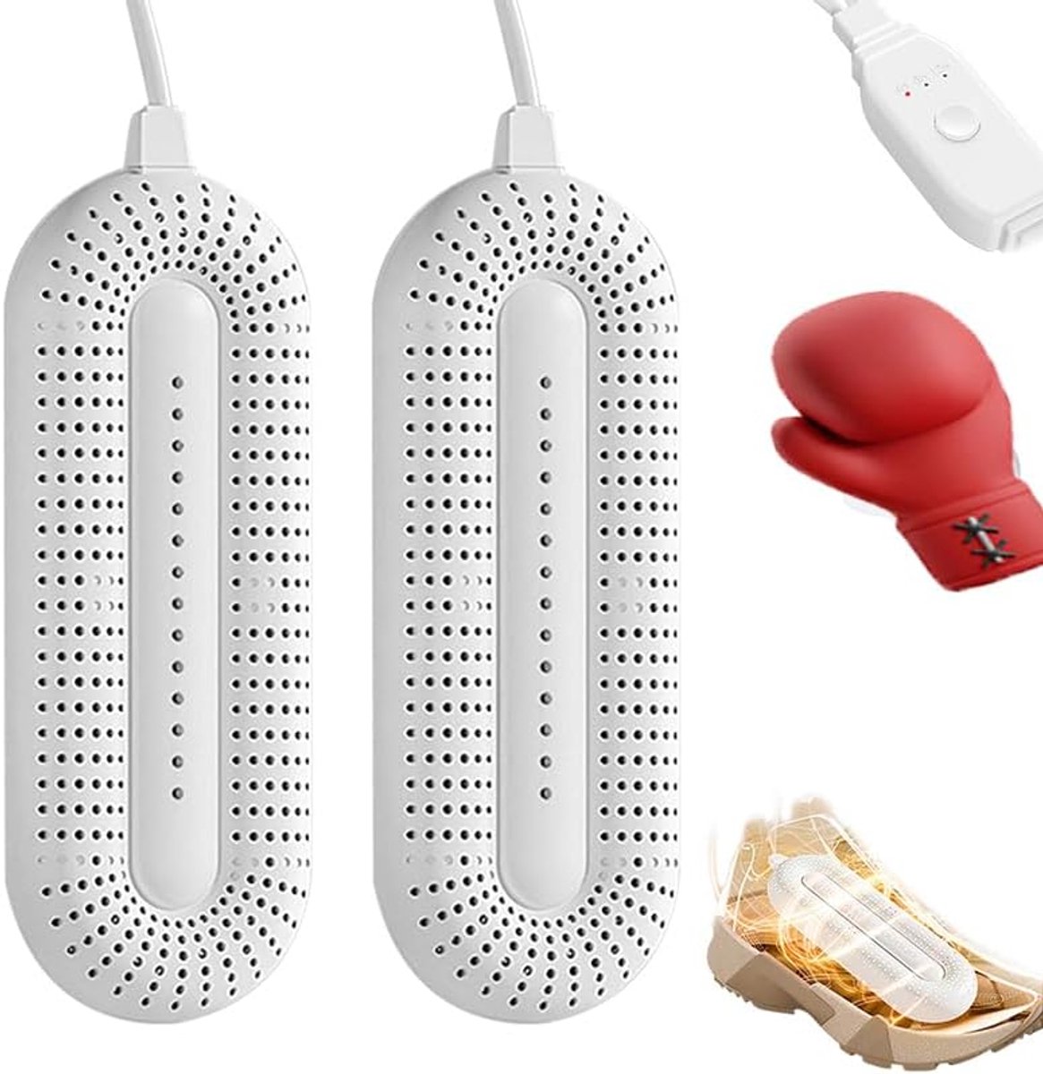 Schoendroger Elektrisch - Shoe Dryer Ozon met Antibacterieel, Elektrische Schoenendroger met UV Sterilisatie voor Schoenen, Boxhandschoendroger, Skischoenendroger