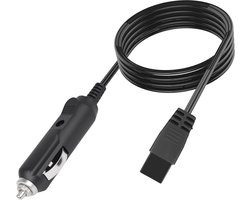 12V-24V Autokoelbox Verlengkabel 2m, DC 12V 10-16A, voor Dometic Alpicool, Waeco CF, ARB, Setpower, ICECO koelboxen, sigarettenaanstekerstekker 12V Autokoelkast Voedingskabel