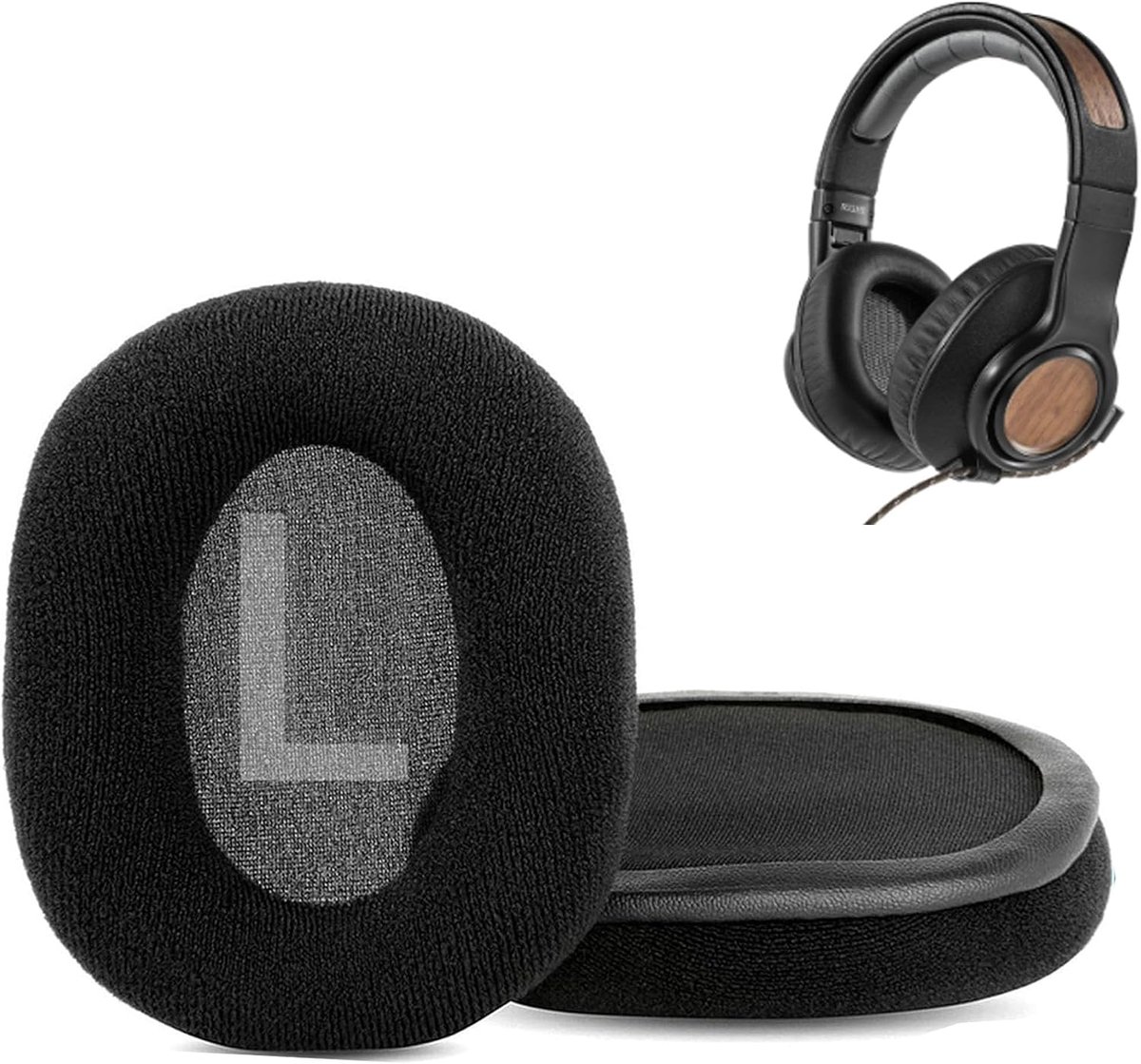 Ear cushions suitable for House of Marley Legend ANC headphones, ear pads replacement with warm softer fabric and - ShopVlot