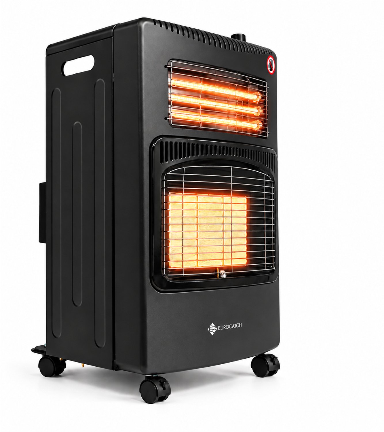 Eurocatch 2-in-1 Gas- en Elektrische Kachel - 4200 W en 1200 W - Mobiel