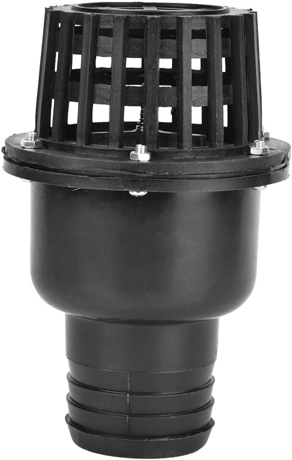 Waterpomp bodemklep 2,5 inch - zwart PVC - lagedruk platte terugslagklep - ideaal voor vloeistofmachines - Vemera