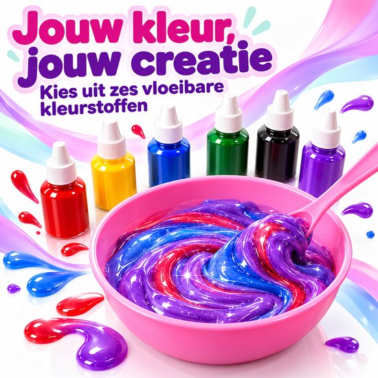 Twenty4seven® Slijm Maken Pakket - Ijssalon Slime Kit - Knutselset & Knutselpakket - Knutselen voor Meisjes en Jongens vanaf 6 Jaar - Sinterklaas Cadeau en Kerstcadeau — cadeau in Spellen & Speelgoed - foto 3