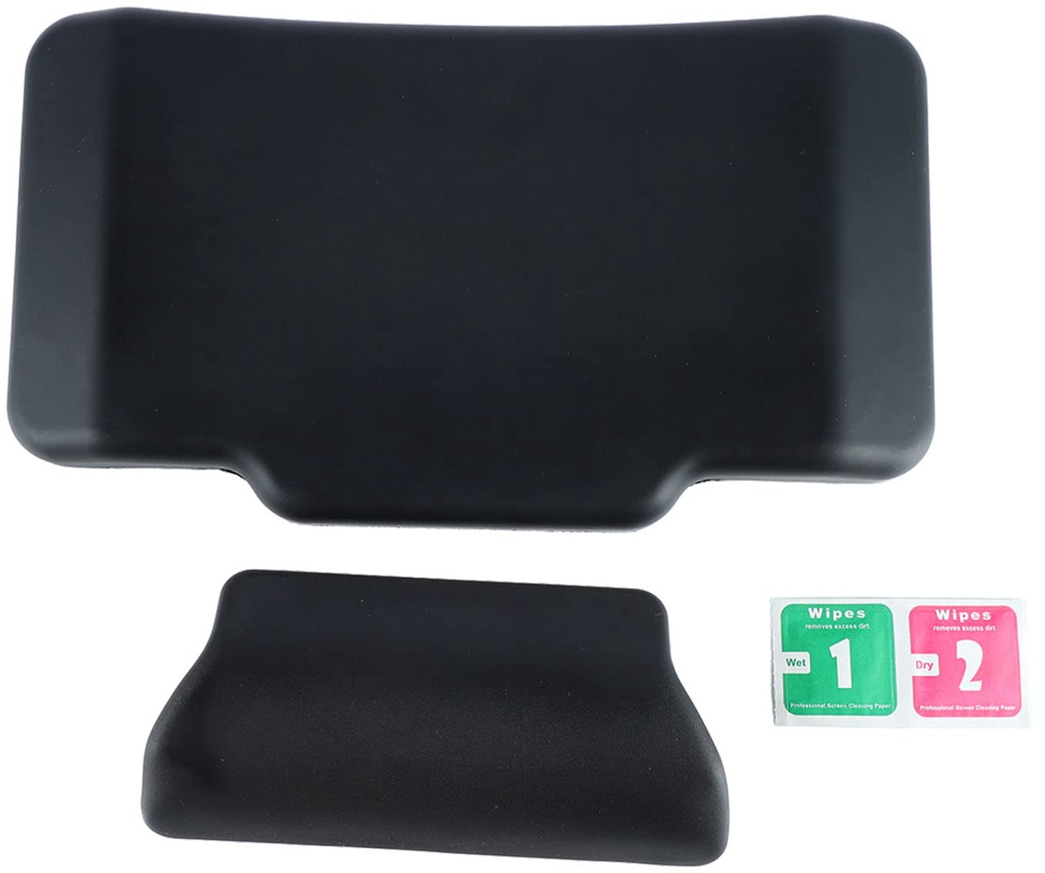 Motorpassagiersrugleuning Achterpassagier Comfort - 3 cm Dik PU Leer - Zwart - Motorfiets Accessoire