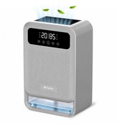 Dynter Luchtontvochtiger - Dehumidifier - 900 ml/dag - Extra grote 3.8L watertank - Stil (33 dB) met nachtmodus - Timerfunctie - Voor Slaapkamer, Badkamer, Kelder & Kantoor - Compact & Draagbaar - Voorkomt Schimmel & Muffe Lucht (DH251 PRO)