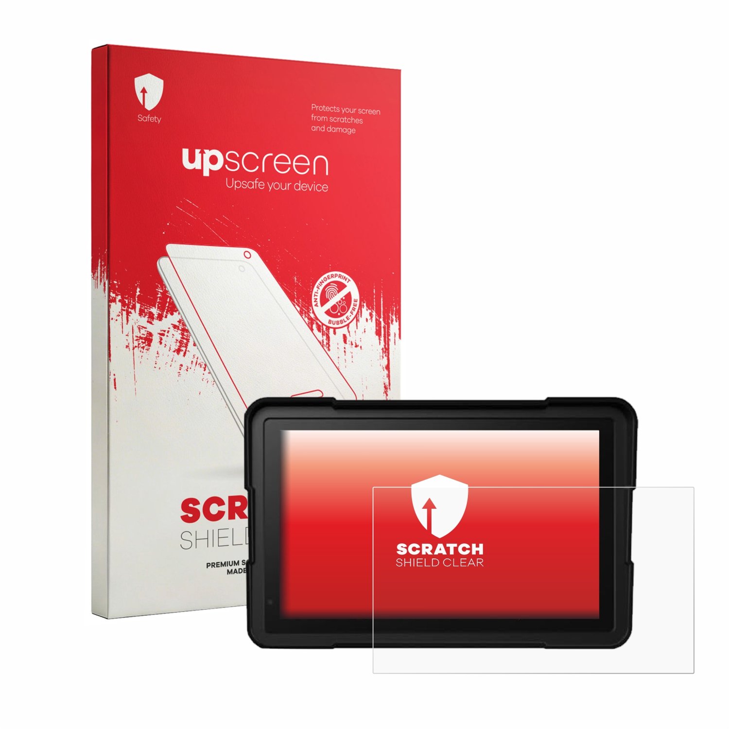 upscreen - Screenprotector voor BakerMiche 7" - Folie Beschermfolie transparant