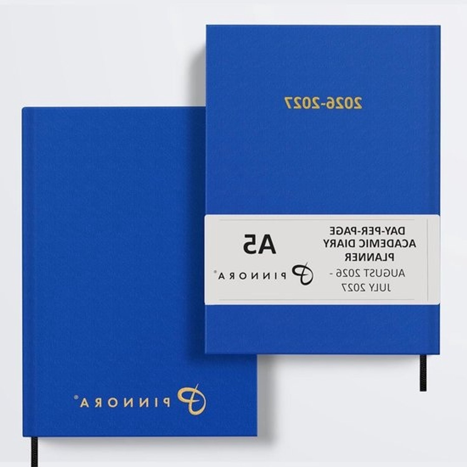 Academische planner - Dagagenda 2025-2026 - Studieplanning - Eén pagina per dag - A5-formaat - Royal blauw