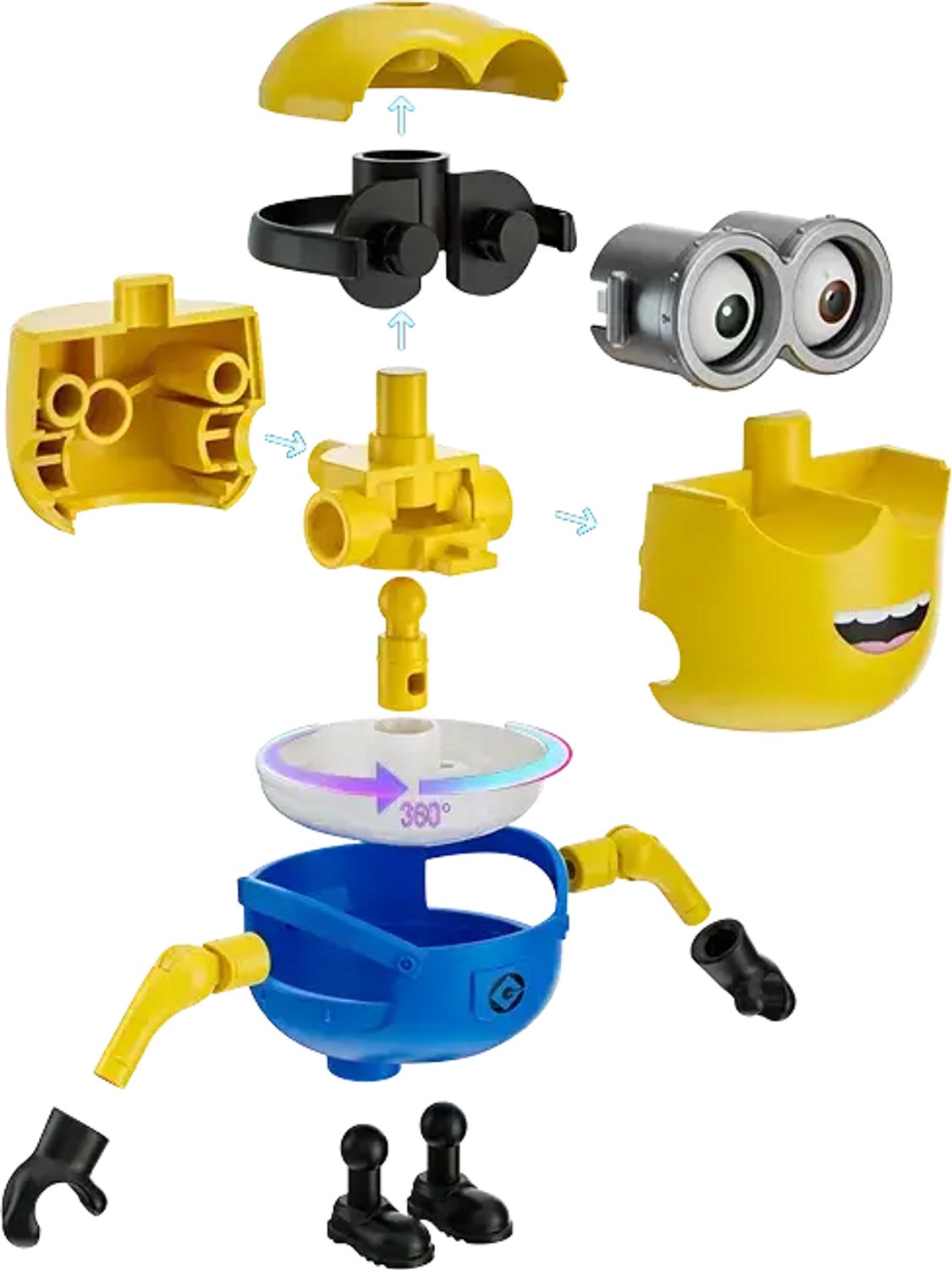 Blokees Minions Jelly Maker Stuart preCOOL Jelly Factory 03 - 31-delige Actiefiguur Model Kit - 5,3 cm
