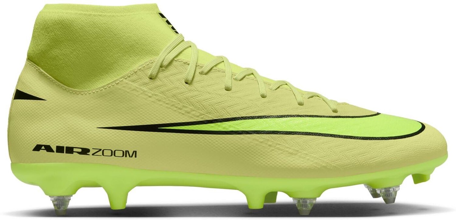 NIKE ZM SUPERFLY 10 ACAD SG-PRO AC BLANC/JAUNE 9.5 Wit