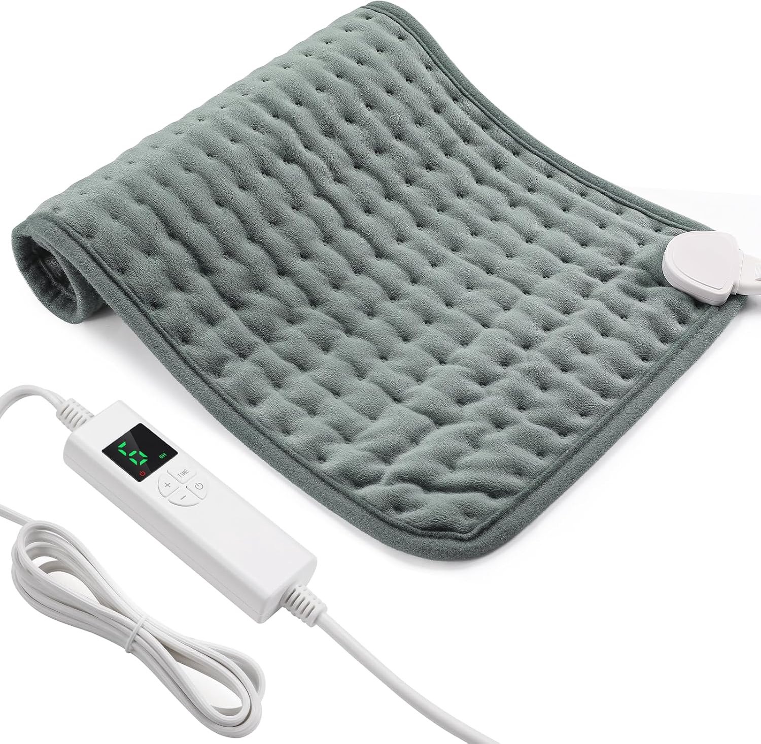 Zivano Warmtekussen - Warmtekussen Elektrisch - Verwarmingskussen - Grijs - 44cm x 84cm x 2cm