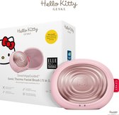 GESKE x Hello Kitty | SmartAppGuided™ Sonic Thermo Facial Brush | 5 in 1 | Huidreiniging | Reinigingsborstel met warmtefunctie | Gezichtsmassager | Elektrische borstel | Gezichtsreinigingstool