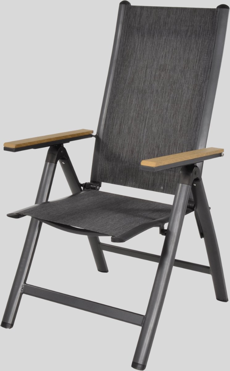 Lesli Living Chaise de jardin réglable Arezzo - 57x69x103 cm - Aluminium