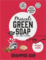 6x Marcel's Green Soap Shampoobar Argan & Oudh 90 gr