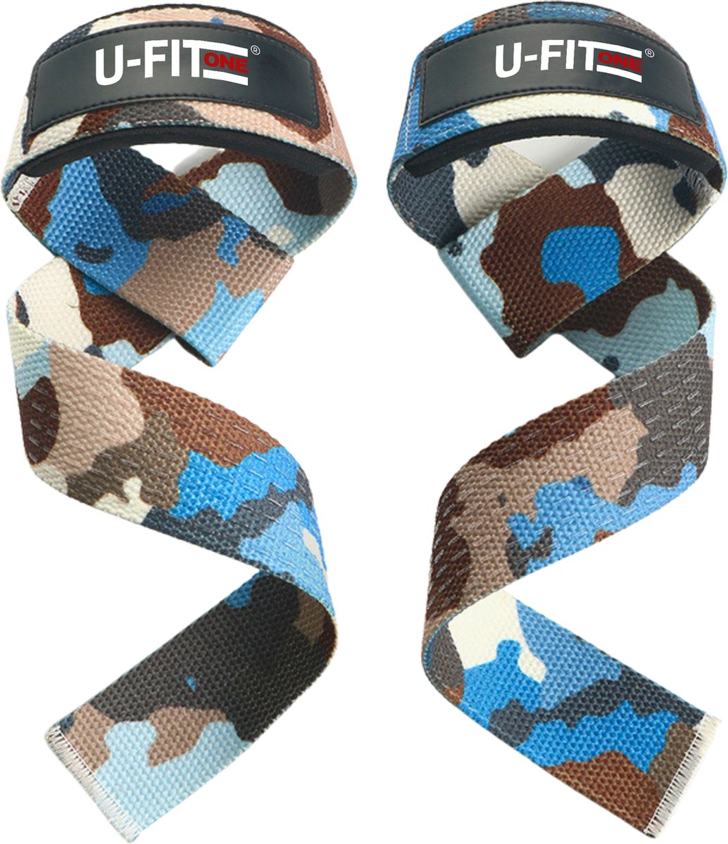 U Fit One Lifting Straps - Anti Slip - Deadlift Straps - Gewichtshef - Powerlifting - Crossfit - Inclusief Ebook