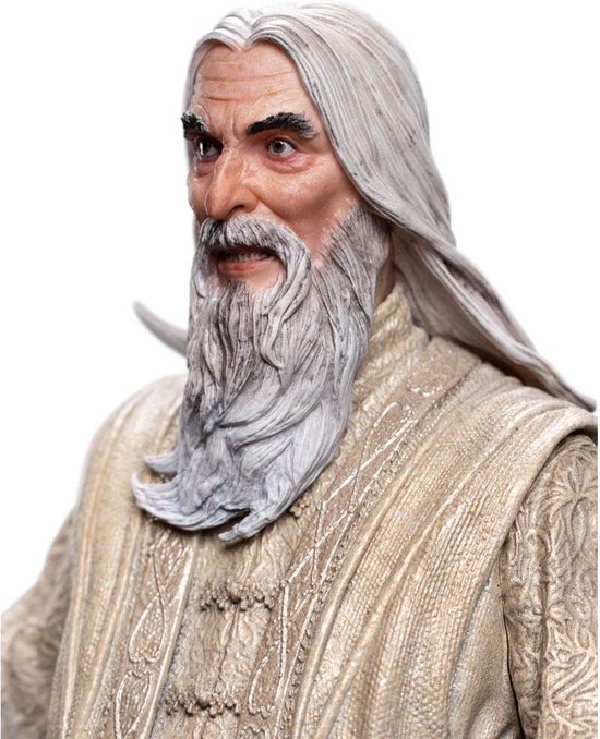 SU ORDINAZIONE The Lord of the Rings Figures of Fandom PVC Statue Saruman the White 26 cm main image 0