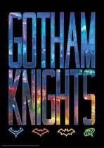 FaNaTtik Batman - DC Comics Art Print Gotham Knights Logo Limited Edition 42 x 30 cm Poster - Multicolours