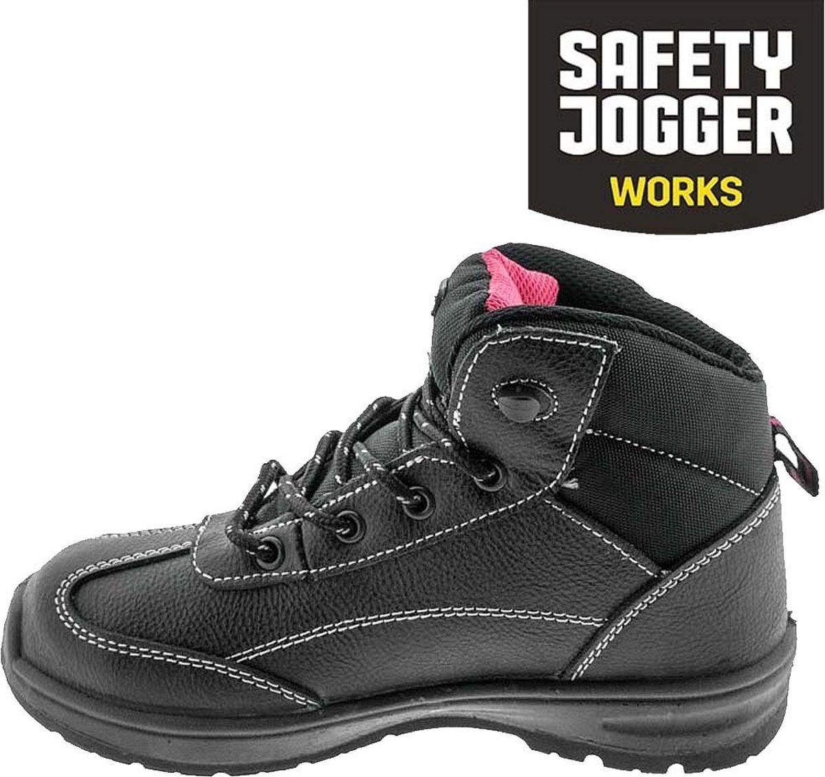 Chaussures De Sécurité S3 Femme Safety Jogger - BESTLADY Noir - Embout Acier, Étanche