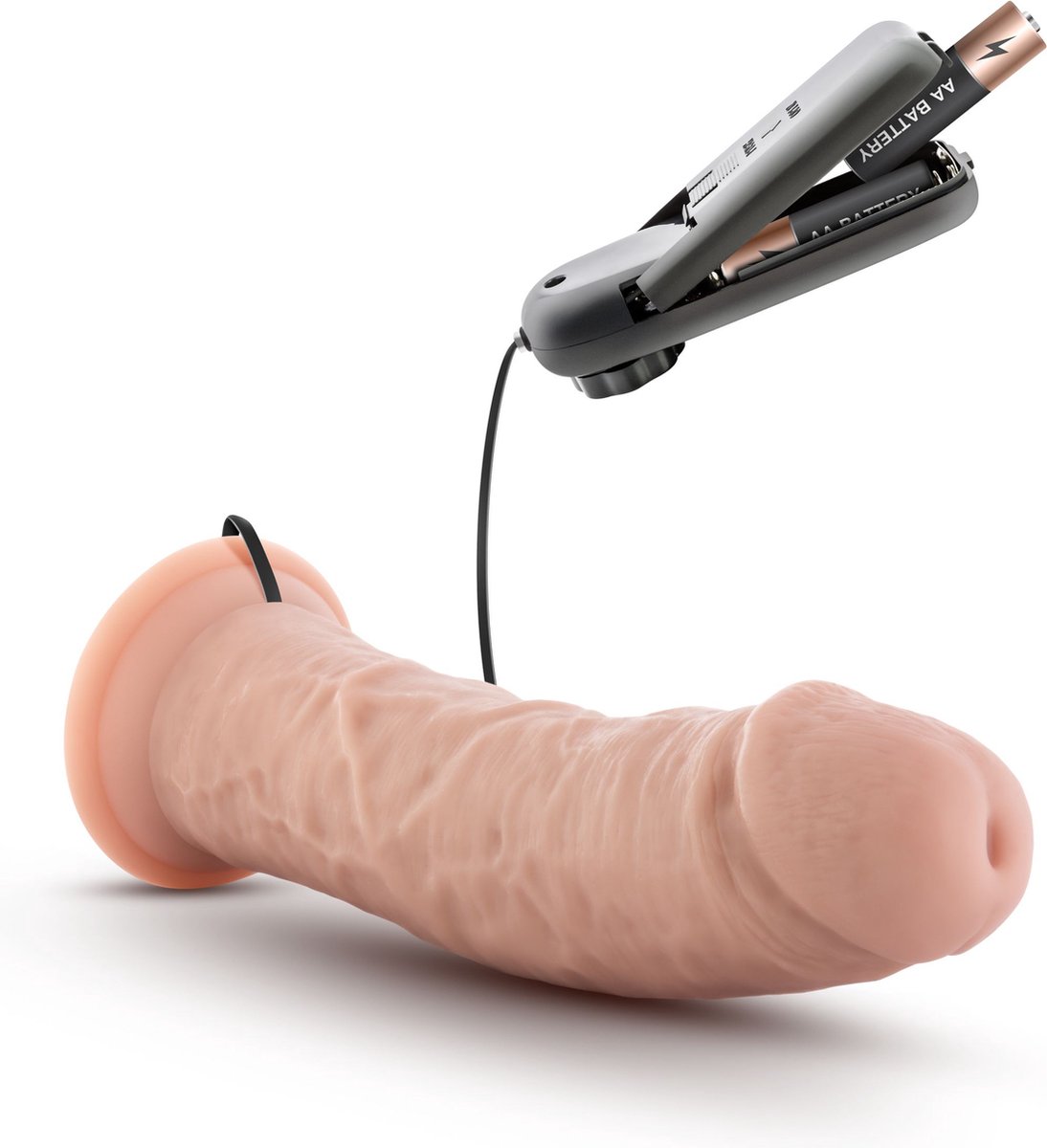 Dr. Skin - Dr. Joe Vibrator Met Zuignap 20 cm - Vanilla