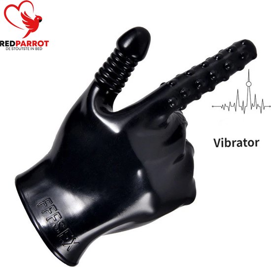 Foto: Vibrerende bdsm handschoen vinger vibrator clitoris verschillende stimulatie seks handschoenen sm sex