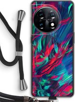 Case Company® - Hoesje met koord geschikt voor OnePlus 11 hoesje met Koord - Pilgrims Of The Sea - Telefoonhoesje met Zwart Koord - Bescherming aan alle Kanten en Over de Schermrand