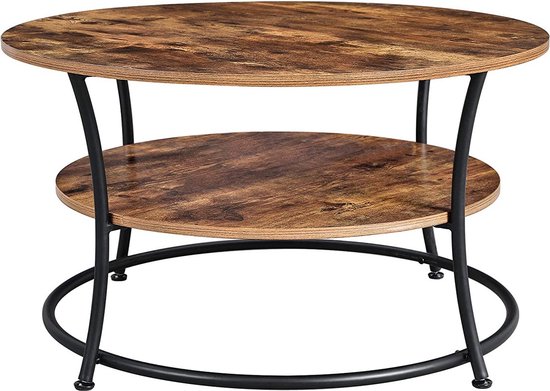 Table basse Shell - Carré - Table basse - Salon - Table d'appoint - 80 x 45 cm