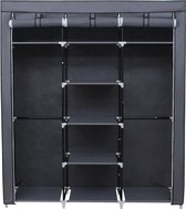 Armoire - Organisateur d'armoire - Armoire en tissu pliable - Chambre - Portant - 150x45x175 cm