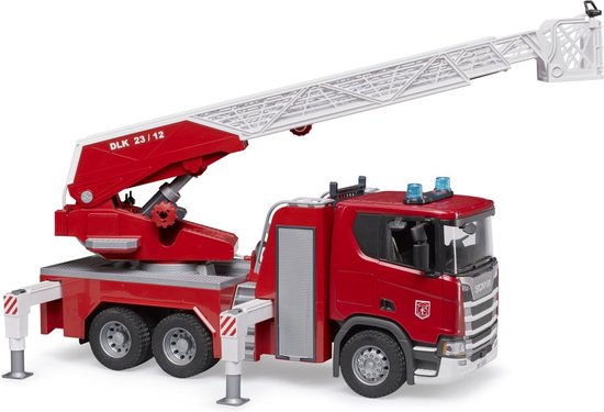 Bruder Scania 560R Brandweerauto met waterpomp