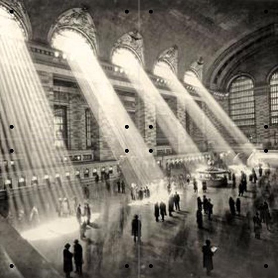 IXXI Grand Terminal New York 1930 - Wanddecoratie - Fotografie - 40 x 40 cm