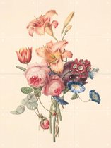 IXXI Een boeket - Wanddecoratie - Bloemen en Planten - 60 x 80 cm