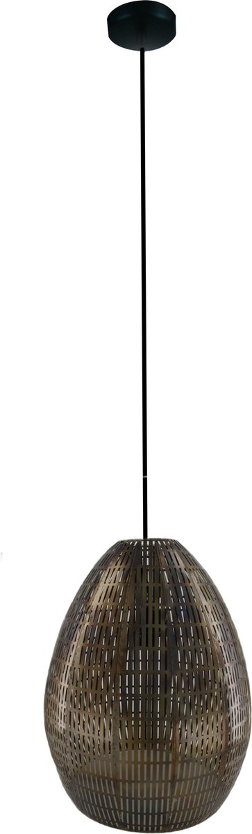 DKNC - Hanglamp Pretoria - Metaal - 37x37x47.5cm - Zwart