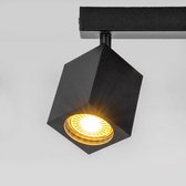 Industriële plafondlamp met 3 spots - Bas