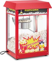 Popcornmachine - Retro design - 195 / 235 °C - rood - Royal Catering