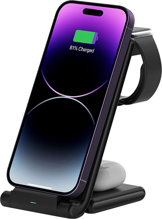 Support de téléphone portable 3 en 1 pour chargeur Magsafe - Support de  chargeur pour Apple Watch Station de charge Dock et Airpods 1/Airpods