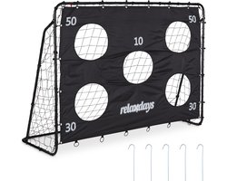 Voetbaldoel met gatendoek - 153 x 217 cm - kinderen - volwassenen