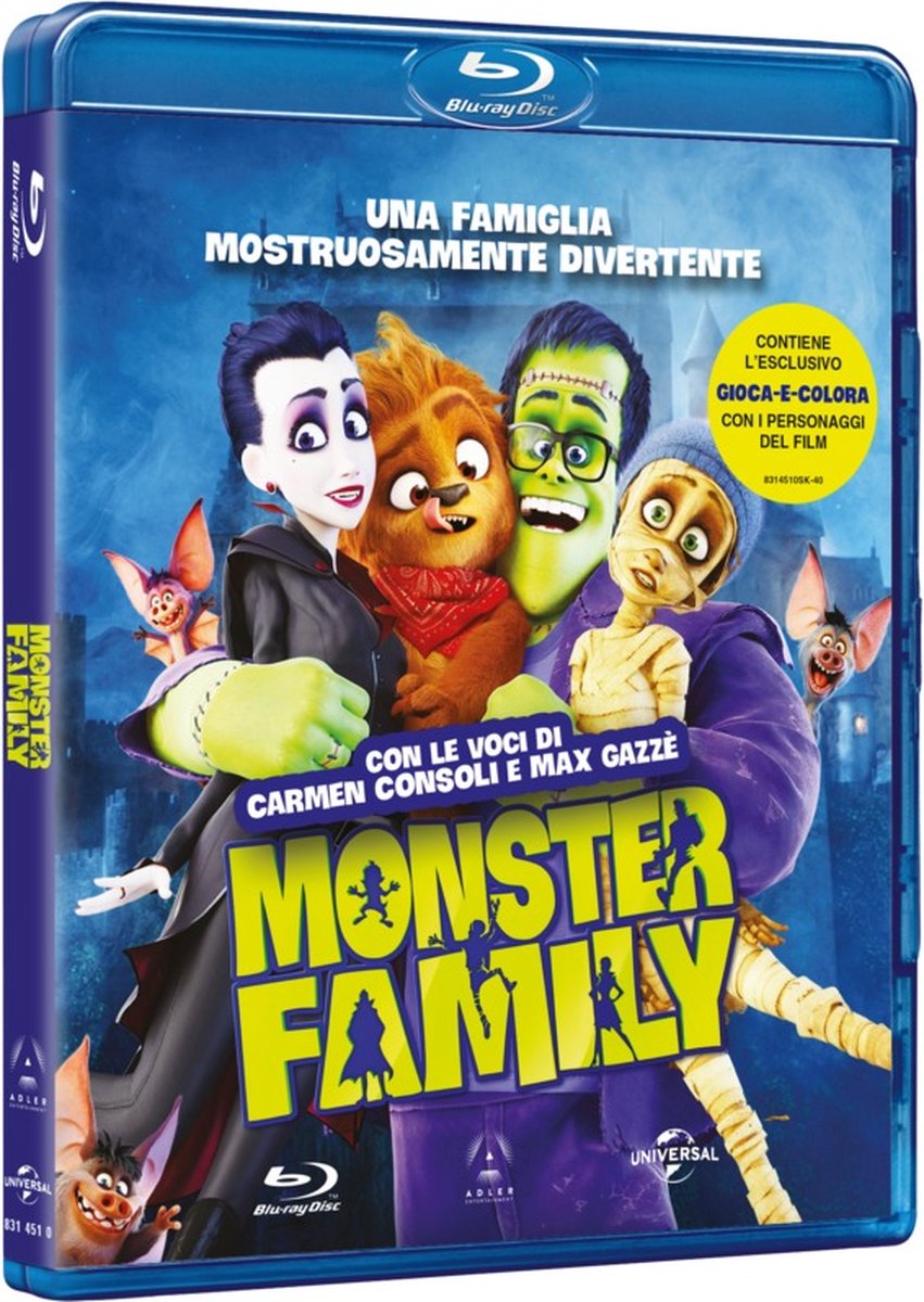 Universal Pictures Monster Family Blu-ray Full HD Engels, Italiaans