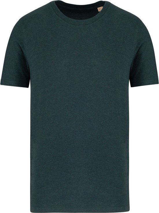 Unisex T-shirt 'Native Spirit' met ronde hals Amazon Green Heather - S