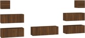 vidaXL-7-delige-Tv-meubelset-bewerkt-hout-bruin-eikenkleur