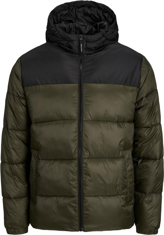 Foto: Jack jones jjetoby puffer hood sn heren jas maat m