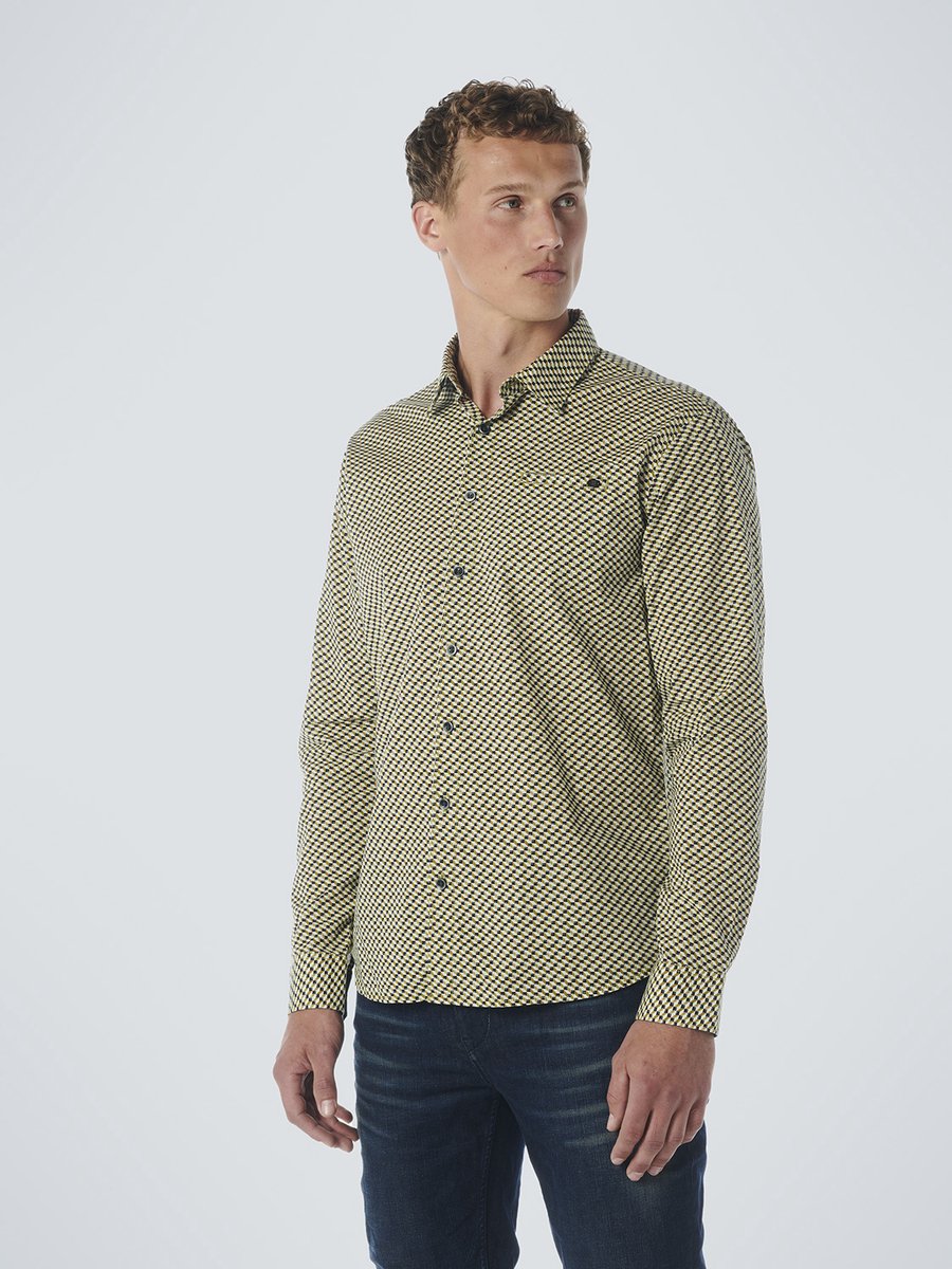 Shirt Stretch Allover Bedrukt