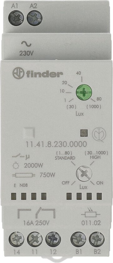 Capteur Crépusculaire Maclean MCE35 – Sonde Externe, 220-240V, Max 3450W, Neuf